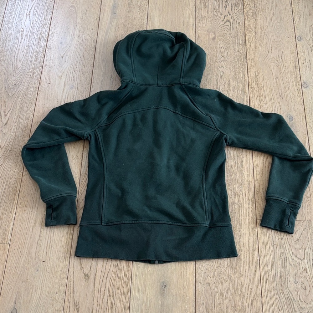 lululemon athletica Deep Green scuba full Zip Hoodie - Picture 3 of 3